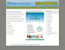 Tablet Screenshot of divye.com